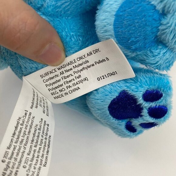 Blues Clues and You Blue Sitting Dog Plush Stuffed Animal Toy Character TV Show - Picture 6 of 7